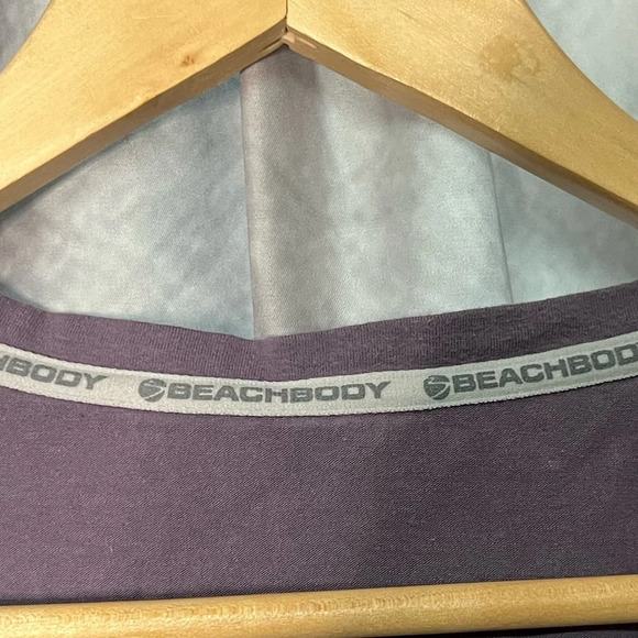 Beachbody Be Your Best Sun & Waves Purple Racerback Tank - size medium - Picture 9 of 9